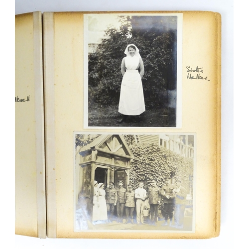 2463 - WWI / WW1 / World War One Interest: A WWI photograph album depicting Cedar Lawn Hospital in Hampstea... 