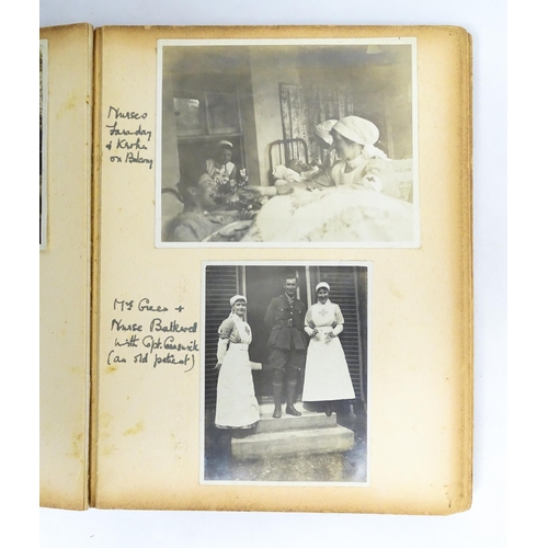 2463 - WWI / WW1 / World War One Interest: A WWI photograph album depicting Cedar Lawn Hospital in Hampstea... 