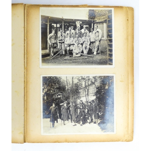 2463 - WWI / WW1 / World War One Interest: A WWI photograph album depicting Cedar Lawn Hospital in Hampstea... 