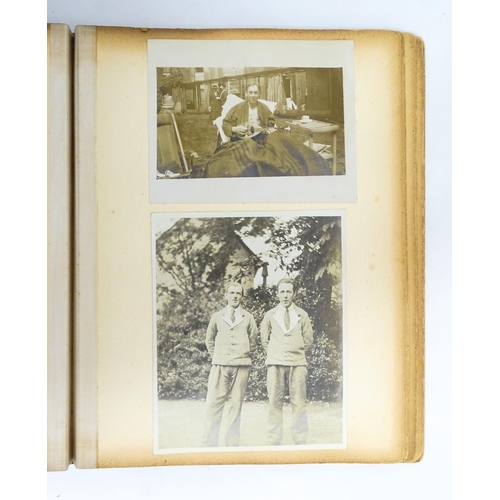 2463 - WWI / WW1 / World War One Interest: A WWI photograph album depicting Cedar Lawn Hospital in Hampstea... 