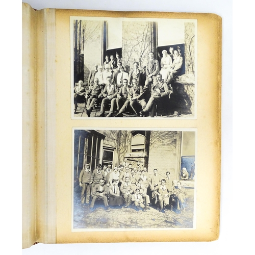 2463 - WWI / WW1 / World War One Interest: A WWI photograph album depicting Cedar Lawn Hospital in Hampstea... 