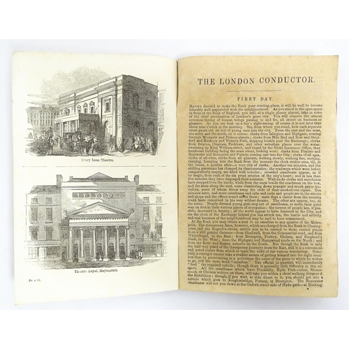 2475 - The London Conductor; being a Guide for Visitors to the Great Industrial Exhibition, third edition 1... 