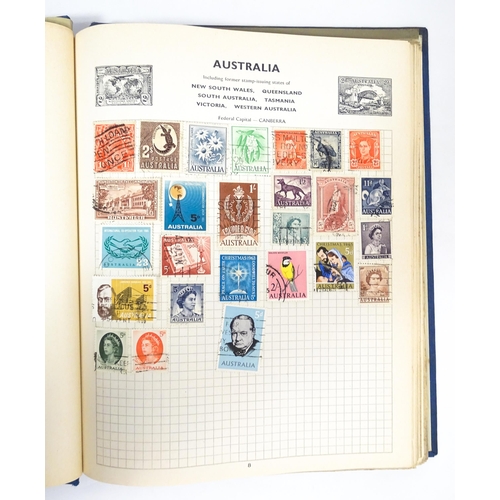 2477 - Stamps & Postal History : Three albums containing assorted 20thC Worldwide and Commonwealth stamps t... 