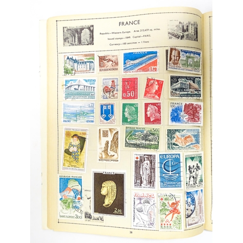 2477 - Stamps & Postal History : Three albums containing assorted 20thC Worldwide and Commonwealth stamps t... 