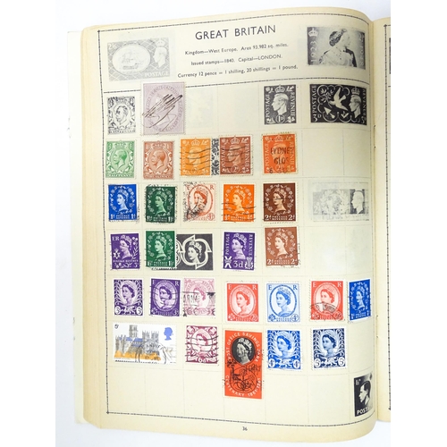 2477 - Stamps & Postal History : Three albums containing assorted 20thC Worldwide and Commonwealth stamps t... 