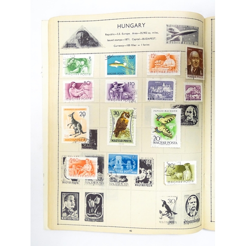 2477 - Stamps & Postal History : Three albums containing assorted 20thC Worldwide and Commonwealth stamps t... 