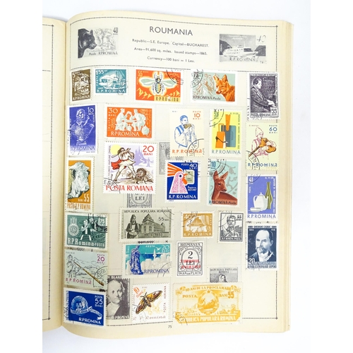 2477 - Stamps & Postal History : Three albums containing assorted 20thC Worldwide and Commonwealth stamps t... 