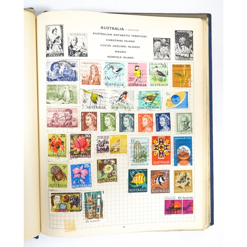 2477 - Stamps & Postal History : Three albums containing assorted 20thC Worldwide and Commonwealth stamps t... 