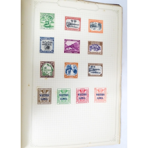 2478 - Stamps & Postal History : A stamp album containing 20thC Worldwide and Commonwealth stamps, to inclu... 