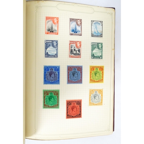 2478 - Stamps & Postal History : A stamp album containing 20thC Worldwide and Commonwealth stamps, to inclu... 