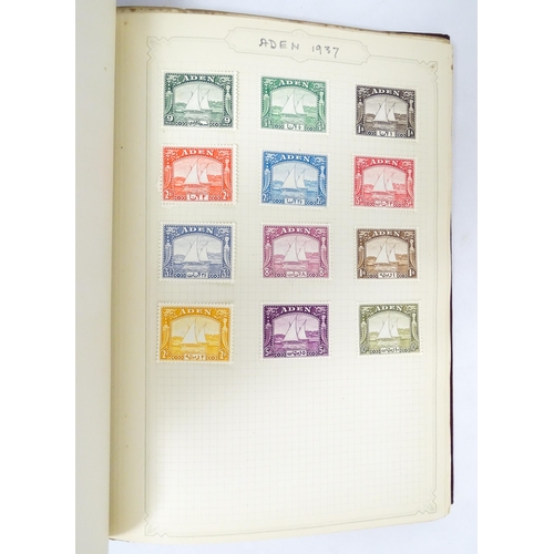 2478 - Stamps & Postal History : A stamp album containing 20thC Worldwide and Commonwealth stamps, to inclu... 