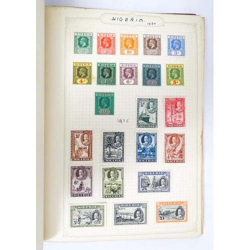 2478 - Stamps & Postal History : A stamp album containing 20thC Worldwide and Commonwealth stamps, to inclu... 