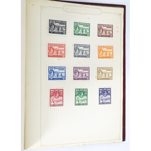 2478 - Stamps & Postal History : A stamp album containing 20thC Worldwide and Commonwealth stamps, to inclu... 