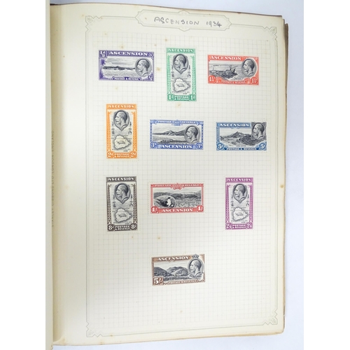 2478 - Stamps & Postal History : A stamp album containing 20thC Worldwide and Commonwealth stamps, to inclu... 