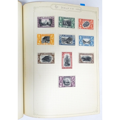 2478 - Stamps & Postal History : A stamp album containing 20thC Worldwide and Commonwealth stamps, to inclu... 