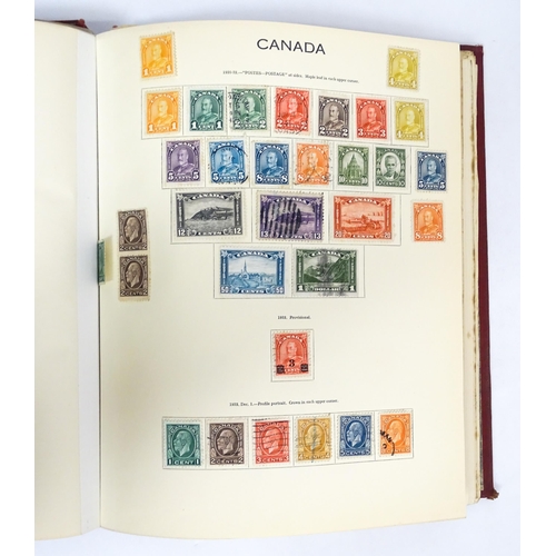 2479 - Stamps & Postal History : An album containing an extensive collection of Victorian and later Canada ... 