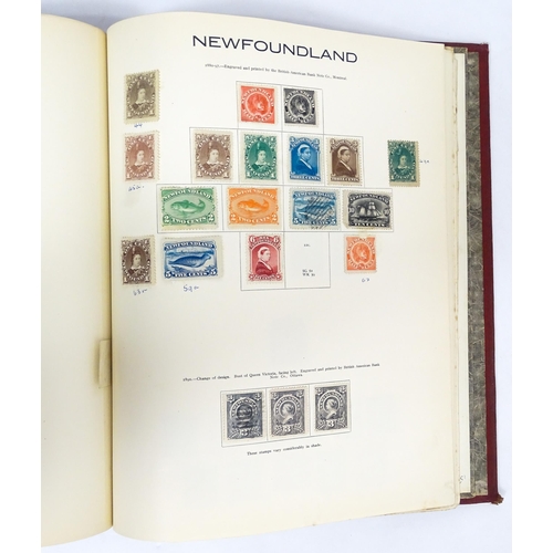 2479 - Stamps & Postal History : An album containing an extensive collection of Victorian and later Canada ... 