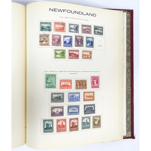 2479 - Stamps & Postal History : An album containing an extensive collection of Victorian and later Canada ... 