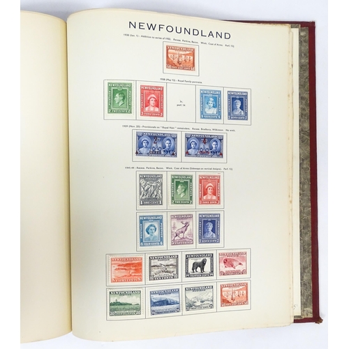 2479 - Stamps & Postal History : An album containing an extensive collection of Victorian and later Canada ... 