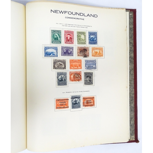 2479 - Stamps & Postal History : An album containing an extensive collection of Victorian and later Canada ... 