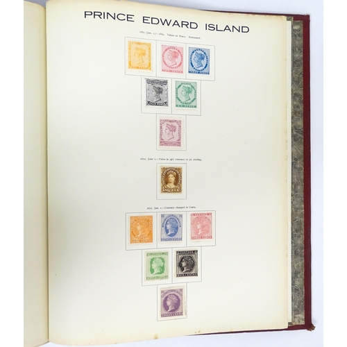 2479 - Stamps & Postal History : An album containing an extensive collection of Victorian and later Canada ... 