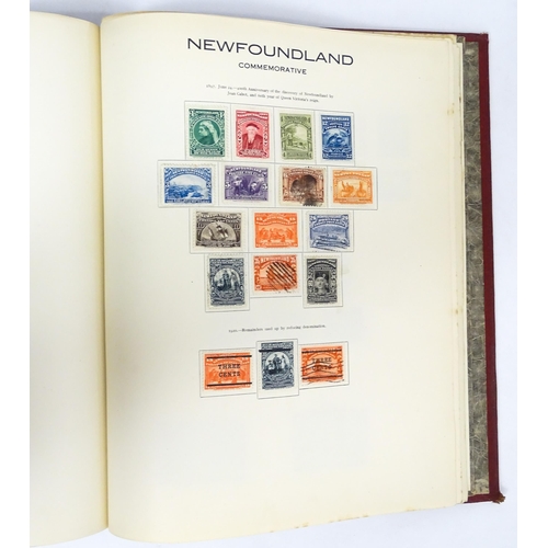 2479 - Stamps & Postal History : An album containing an extensive collection of Victorian and later Canada ... 