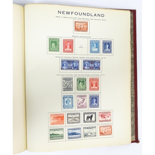 2479 - Stamps & Postal History : An album containing an extensive collection of Victorian and later Canada ... 