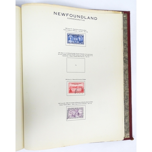 2479 - Stamps & Postal History : An album containing an extensive collection of Victorian and later Canada ... 