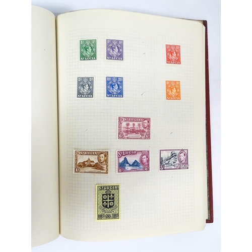 2480 - Stamps & Postal History : An album containing various Worldwide and Commonwealth stamps to include G... 