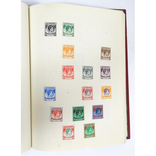 2480 - Stamps & Postal History : An album containing various Worldwide and Commonwealth stamps to include G... 