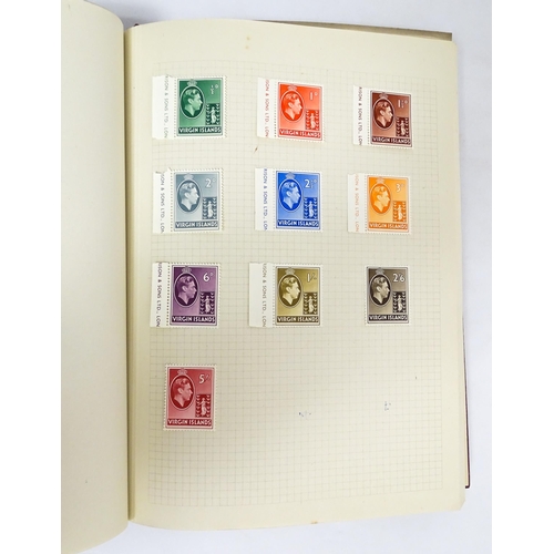 2480 - Stamps & Postal History : An album containing various Worldwide and Commonwealth stamps to include G... 