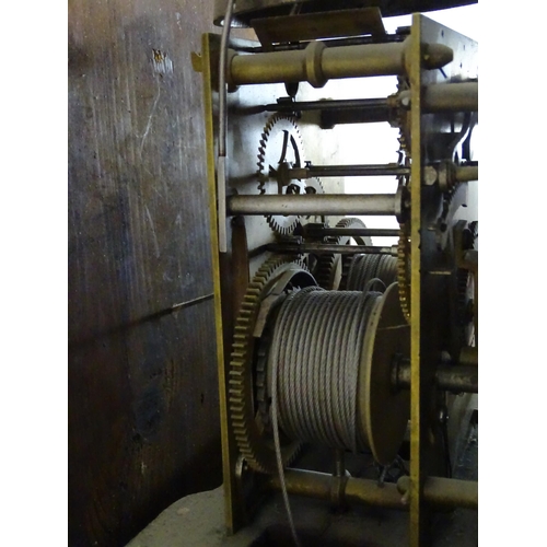 1642 - Thomas Strange of High Wycombe : An early 19thC oak and mahogany cased 8-day longcase clock, the 12