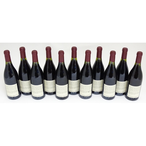 1155 - Eleven 75cl bottles of Chateau de Beaucastel 
Chateauneuf du Pape 1993 red wine (11)