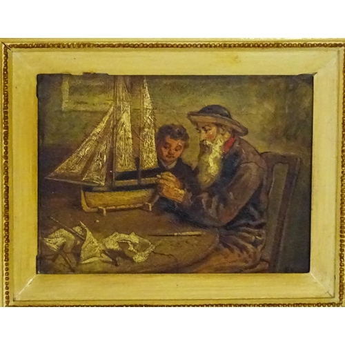 1997 - W. F. Hardy, Late 19th / early 20th century, Oil on board, A pair of interior scenes, one depicting ... 