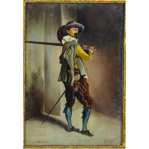 1999 - After Jean Louis Ernest Meissonier, Early 20th century, Oil on canvas board, A Musketeer - Time of L... 