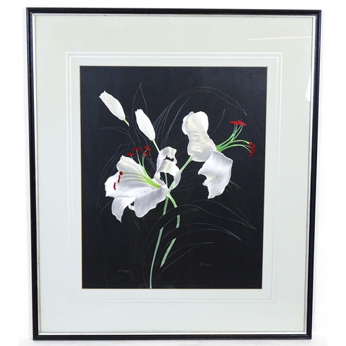 2199 - Judith Davies (b. 1955), Etching, Lilium Lily Liliaceae. Signed, titled and dated 1986 lower. Approx... 