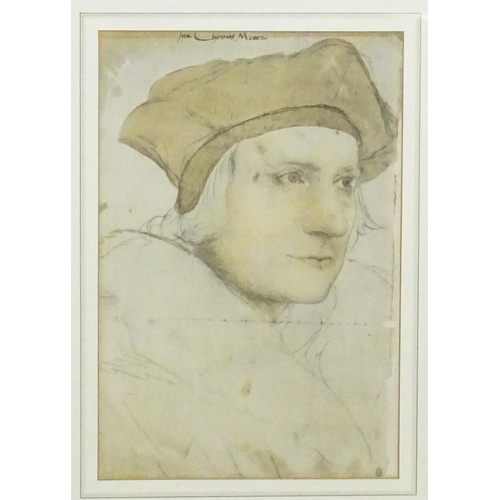 2205 - After Hans Holbein the Younger, Early 20th century, Seven early reproductions of drawings in the Roy... 