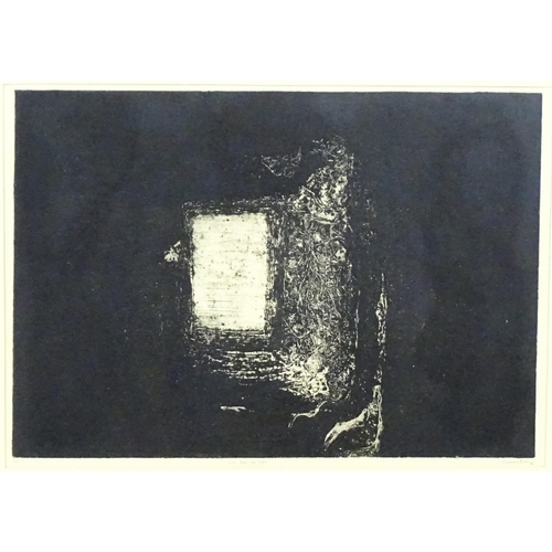 2206 - 20th century, Artist's Proof Etching, Let Them be Light. Indistinctly signed Sameera Illan and title... 