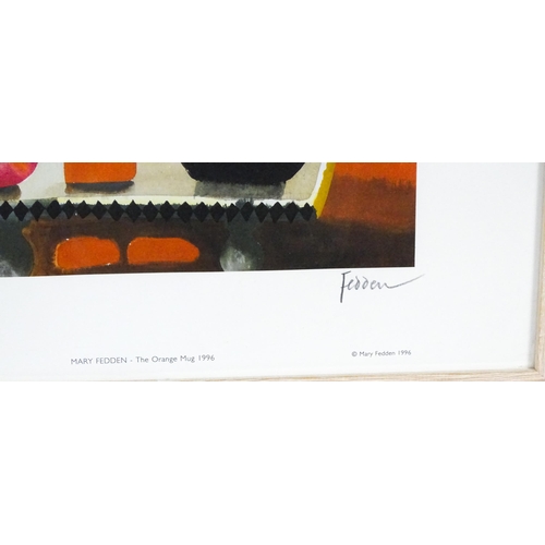 2213 - After Mary Fedden (1915-2012), Limited edition print, The Orange Mug. Signed and numbered 64 / 550 i... 