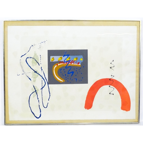 2228 - 20th century, Limited edition print, An abstract composition. Indistinctly signed Austin and numbere... 