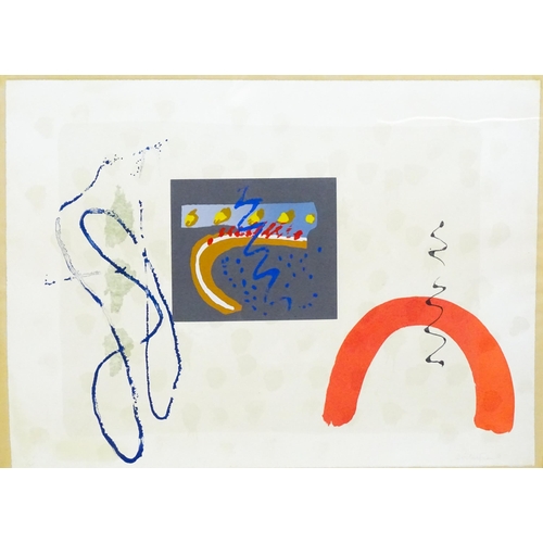 2228 - 20th century, Limited edition print, An abstract composition. Indistinctly signed Austin and numbere... 