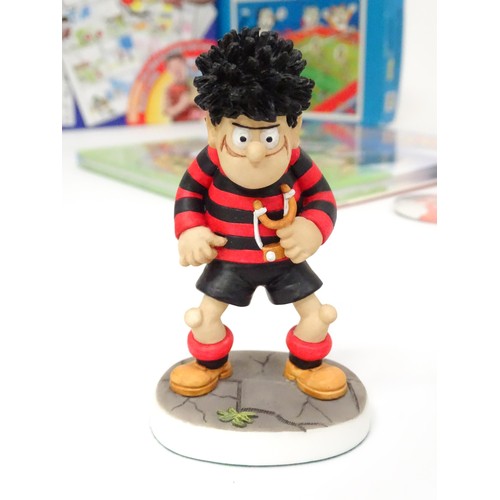 784 - A quantity of Beano  / Dandy collectables, comprising figurines, puzzle, comic maker kit, mug, 2011 ... 