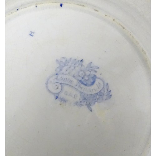 792 - A quantity of assorted blue and white dinner wares to include plates, tureens / serving dishes, sauc... 