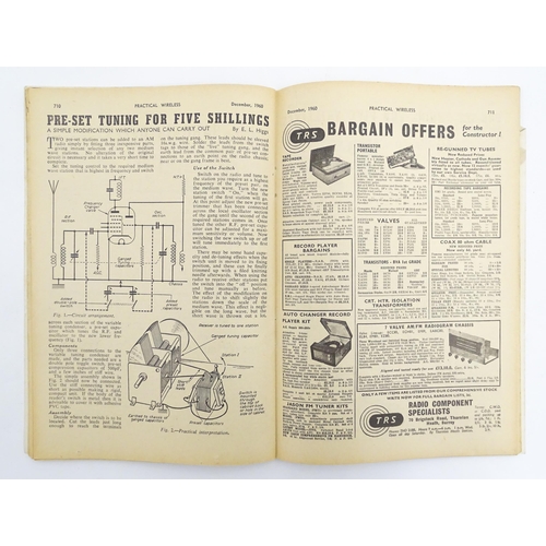 845 - A quantity of early to mid Wireless / Radio and Television manuals, catalogues and magazines, to inc... 