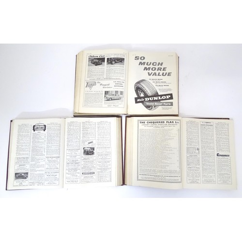 889 - Books: Three bound volumes of Motor Sport magazine comprising 1958, 1959 & 1960 (3)