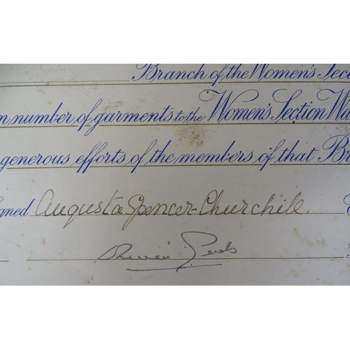 913 - Buckinghamshire local interest : a quantity of 1930s Royal British Legion Wendover branch certificat... 