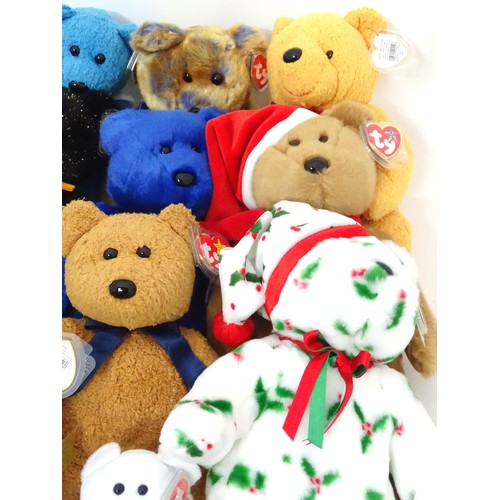 936 - Toys: A quantity of TY Beanie Babies etc. Beanie Babies to include: seven Issy the Four Seasons Hote... 