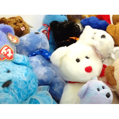 936 - Toys: A quantity of TY Beanie Babies etc. Beanie Babies to include: seven Issy the Four Seasons Hote... 