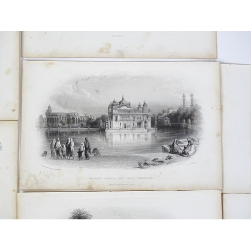 2248 - A quantity of 19thC engravings from The History of the British Empire in India and the East - Volume... 