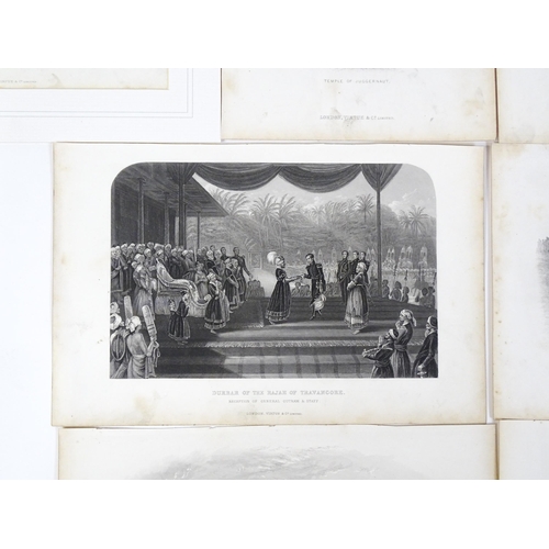 2248 - A quantity of 19thC engravings from The History of the British Empire in India and the East - Volume... 